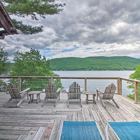 Waterfront Lake George Cabin Walk To Water Εξωτερικό φωτογραφία