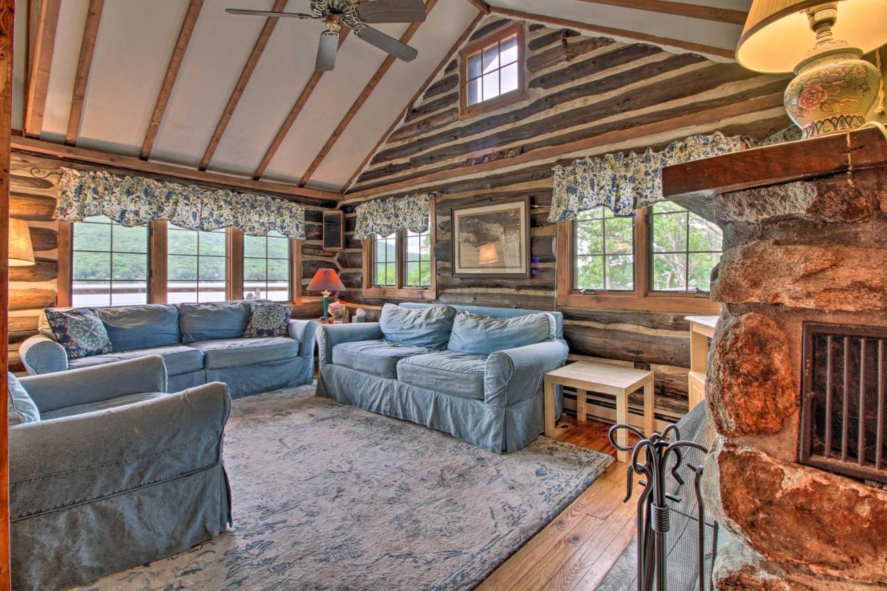 Waterfront Lake George Cabin Walk To Water Εξωτερικό φωτογραφία