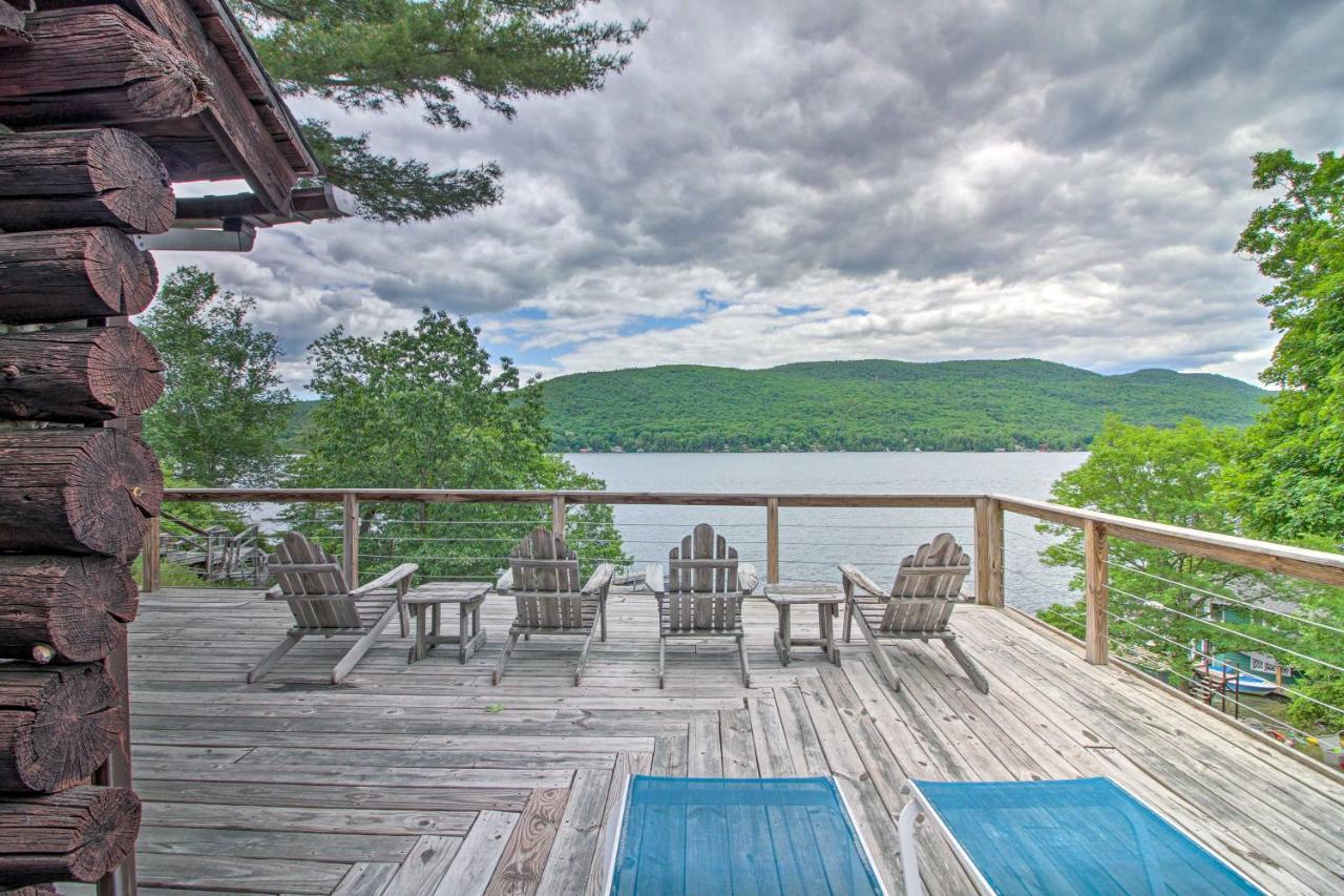 Waterfront Lake George Cabin Walk To Water Εξωτερικό φωτογραφία